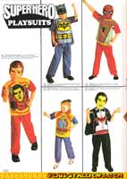 Superhero and Dracula Playsuits