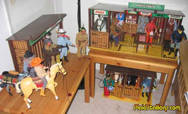 wooden lone ranger set
