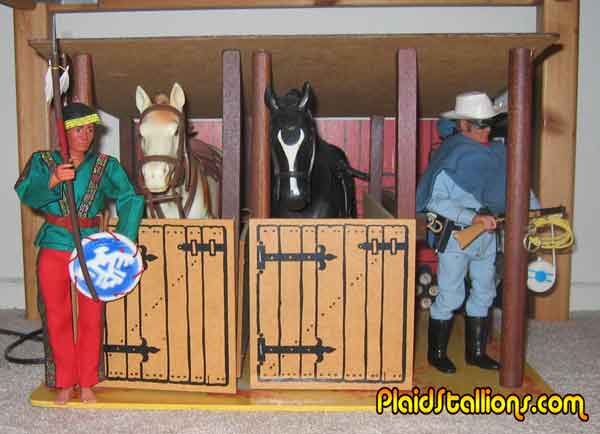 wooden lone ranger set