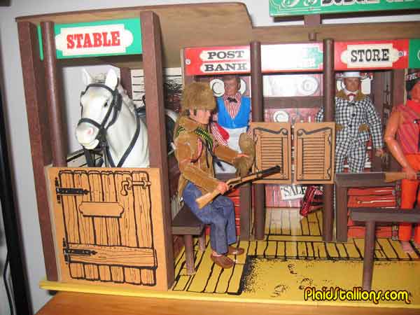 wooden lone ranger set