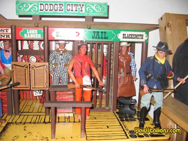 wooden lone ranger set
