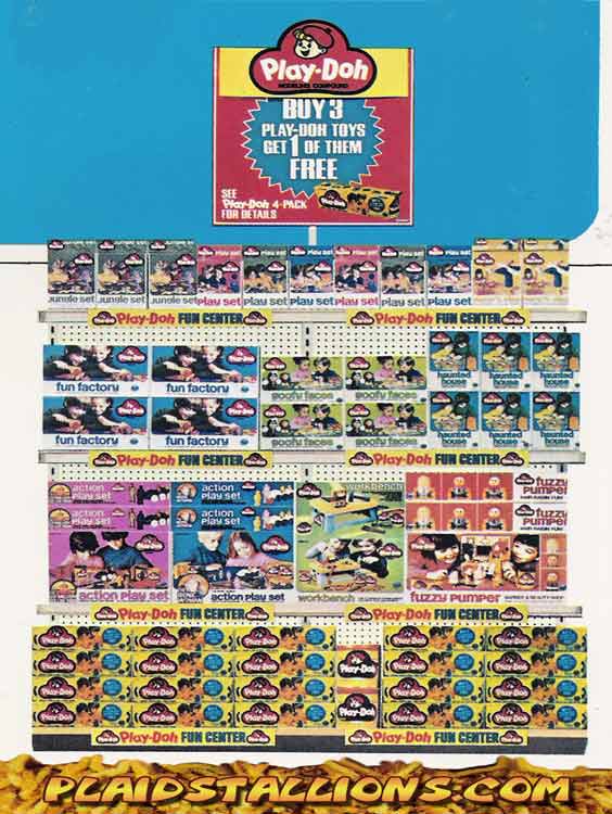 1978 Kenner Playdo store display
