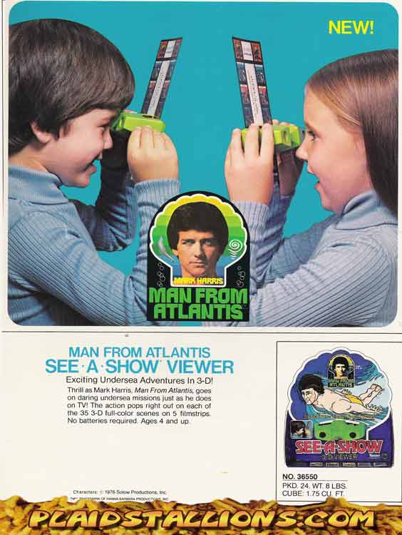 1978 Kenner man from atlantis viewer